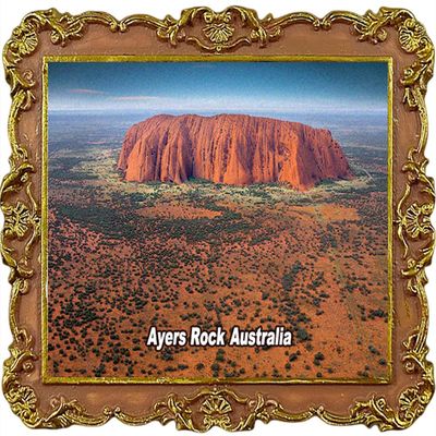 Ayers Rock Australia Refrigerator Magnets Travel Souvenir Fridge Decoration Magnet