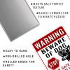 snowsun Warning Metal Signs Beware of Dog Stop Keep Gate Shut Boxer Dog Tin Sign Aluminum Sign for Home Garden Yard Street Wall Decor 812 Inches view 3