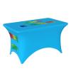 AEKSCOH Custom Tablecloth with Your Business Logo Stretch Fitted Table Cloth Custom-Made Fit Rectangular Tablecloth for 4 Ft Table Style01 view 3