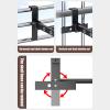 Retractable Clothes Drying Racks for Balcony Railings Windowsill, Steel Laundry Drying Rack Multifunction Towel Rack for Drying Clothes Socks - Space Saver view 3