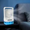 BWANGIAO Portable Fan Air Conditioners USB Electric Fan LED Night Light Water Misting Fan Air Humidifier 3 Speed For Office view 2