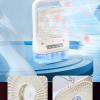 BWANGIAO Portable Fan Air Conditioners USB Electric Fan LED Night Light Water Misting Fan Air Humidifier 3 Speed For Office view 4