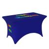 AEKSCOH Custom Tablecloth with Your Business Logo Stretch Fitted Table Cloth Custom-Made Fit Rectangular Tablecloth for 4 Ft Table Style09 view 3