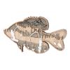 flexman Wooden Hollowed Fish Striped, Coastal Home Decor Multilayer Wooden Hollowed Fish Figurine Decor Centerpieces for Home Cafe Bar Living Room Office (Bass) view 1