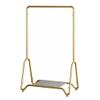 ENGENDER Floor Coat Rack Nordic Hanger Floor Bedroom Underwear Hat Rack Household Simple Hanger Balcony Single Pole Drying Clothes Hanger Hall Tree(A,100 * 40 * 150cm) view 1