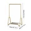 ENGENDER Floor Coat Rack Nordic Hanger Floor Bedroom Underwear Hat Rack Household Simple Hanger Balcony Single Pole Drying Clothes Hanger Hall Tree(A,100 * 40 * 150cm) view 2