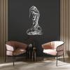 OZF Woman Body Metal Wall Art, Metal Abstract Woman Silhouette Wall Decor, Modern Female Line Hanging Art for Living Room Bedroom view 2