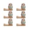 HKNNSDEED Chopsticks Rest Rack, Chopsticks Stand, 3pcs Ceramic Chopsticks Holder Chopstick Pillow owl Chopsticks Rest Holder Japanese Chopsticks Holder Chopstick Rest Ceramics view 2