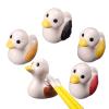 HKNNSDEED Chopsticks Rest Rack, Chopsticks Stand, Japanese Style Ceramic Duck Chopstick Holders, Porcelain Chopstick Rests, Chopsticks Stand for Forks Spoons Knives Dinner Table Decoration-Duck view 1