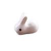 HKNNSDEED Chopsticks Rest Rack, Chopsticks Stand, 6 Pieces of Cartoon Ceramic Bunny Chopstick Rest Table Knick Knack White Rabbit Chopsticks Rest Racks(Black) view 1