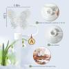 2Pcs Cute Laser Butterfly Straw Covers for Stanley 30&40 Oz Tumbler, Reusable Drinking Straw Caps view 3