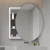 Mirror Cabinet Wall-Mounted Bathroom Mirror Cabinet Aluminum Storage Cabinet Mirror Medicine Cabinet Medicine Cabinets for Bathroom(B,70 * 48 * 12CM) view 2