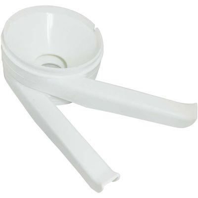 HomeLoft Basics Plastic Cream Receiver and Skim Milk Receiver Spare Part for Motor Sich Separator, White, 81633