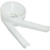 HomeLoft Basics Plastic Cream Receiver and Skim Milk Receiver Spare Part for Motor Sich Separator, White, 81633 view 1