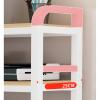 JOMRTS Book Shelf Bookcase Storage Display Bookshelf 2 Tiers Wooden Bookshelf Countertop Storage Display Rack Organizer Wooden Display Rack Organizer for CDs/Movies/Books/Display Shelves (A Small) view 3