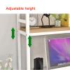 JOMRTS Book Shelf Bookcase Storage Display Bookshelf 2 Tiers Wooden Bookshelf Countertop Storage Display Rack Organizer Wooden Display Rack Organizer for CDs/Movies/Books/Display Shelves (A Small) view 4