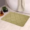 ACHIM Memory Foam Bathroom Rugs - 17 x 24 Inch (Madison Green) - Ultrasoft Non Slip Bath Mat for Bathroom Floor, Shower, Bedroom & Kitchen - Quick Dry Washable Memory Foam Bath Mat Shower Rug view 1