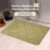 ACHIM Memory Foam Bathroom Rugs - 17 x 24 Inch (Madison Green) - Ultrasoft Non Slip Bath Mat for Bathroom Floor, Shower, Bedroom & Kitchen - Quick Dry Washable Memory Foam Bath Mat Shower Rug view 3
