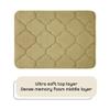 ACHIM Memory Foam Bathroom Rugs - 17 x 24 Inch (Madison Green) - Ultrasoft Non Slip Bath Mat for Bathroom Floor, Shower, Bedroom & Kitchen - Quick Dry Washable Memory Foam Bath Mat Shower Rug view 4