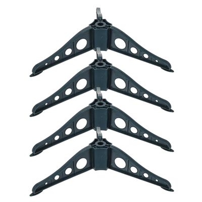 Ciieeo 4pcs Christmas Tree Base Holder Sturdy Artificial Xmas Tree Stand Material Removable Easy Installation for Holiday Decorations