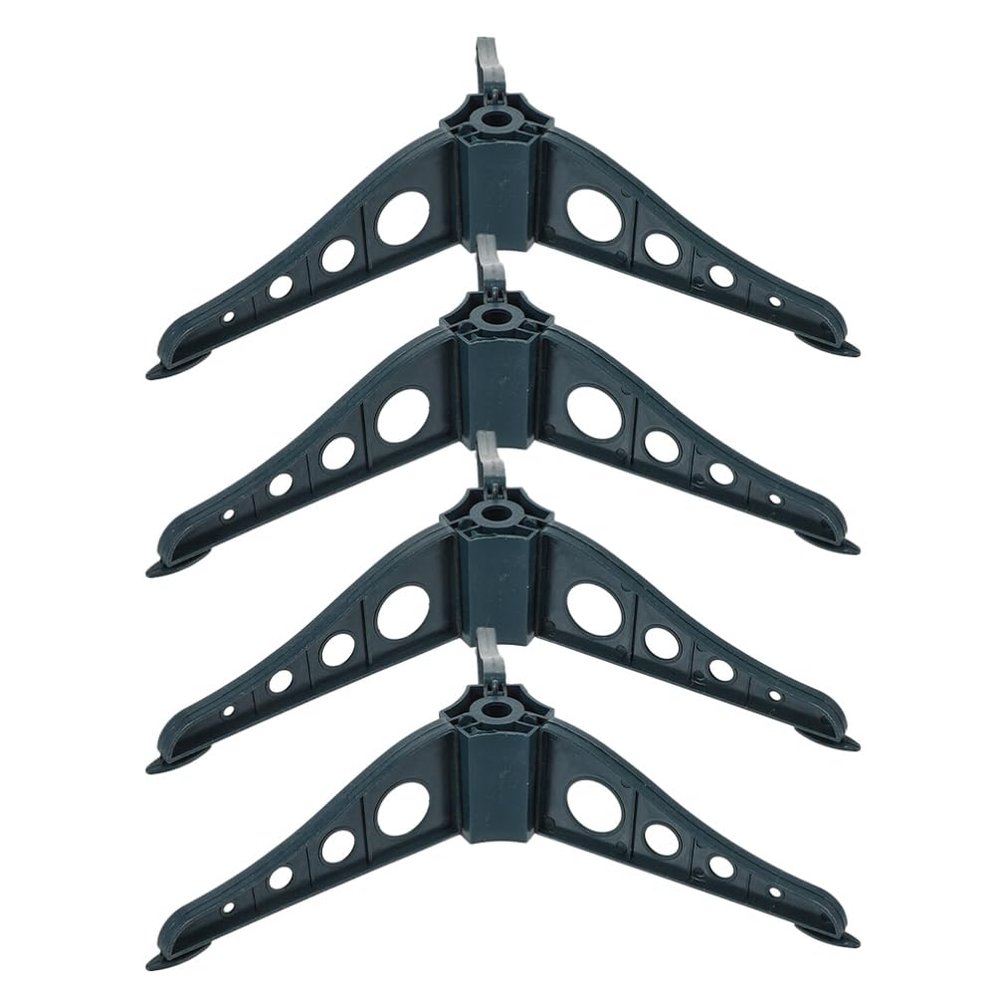 Ciieeo 4pcs Christmas Tree Base Holder Sturdy Artificial Xmas Tree Stand Material Removable Easy Installation for Holiday Decorations