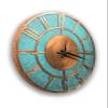 Handmade Copper Wall Clock Artisan Touch in Every Piece - Timeless Patina Wall Decor Copper Clock for Living Room, Office, Kitchen & Bedroom (11 Inch) view 1