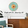 Handmade Copper Wall Clock Artisan Touch in Every Piece - Timeless Patina Wall Decor Copper Clock for Living Room, Office, Kitchen & Bedroom (11 Inch) view 2