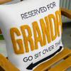 Customize Grandpa Throw Pillow with Kids Names  Handcrafted Punch Embroidery & UV Print  Personalized Gift for Grandfather, Dad or Papa  Cozy Decorative Cushion for Sofa, Chair, Recliner or Bed view 4