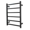 NXZQPYBJ Heated Towel Rack, Electric Towel Warmer 6 Bars Heated Towel Rack for Bathroom Wall Mounted Square Drying Rack 304 Stainless Steel Heated Towel Rail Radiator,Electric Towel Warmer (Plug in) view 1