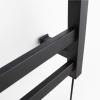 NXZQPYBJ Heated Towel Rack, Towel Warmer, 304 Stainless Steel Heated Towel Rail, Radiator Wall Mounted Electric Towel Rack, with Shelf for Bathroom,Hardwired,Electric Towel Warmer (Hardwired) view 2