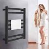 NXZQPYBJ Heated Towel Rack, Towel Warmer, 304 Stainless Steel Heated Towel Rail, Radiator Wall Mounted Electric Towel Rack, with Shelf for Bathroom,Hardwired,Electric Towel Warmer (Hardwired) view 4