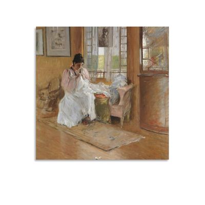 William Merritt Chase Wall Art For The Little One Print Photo Art Painting Canvas Poster Home Decorative Bedroom Modern Decor Posters Gifts 28x28inch(70x70cm)
