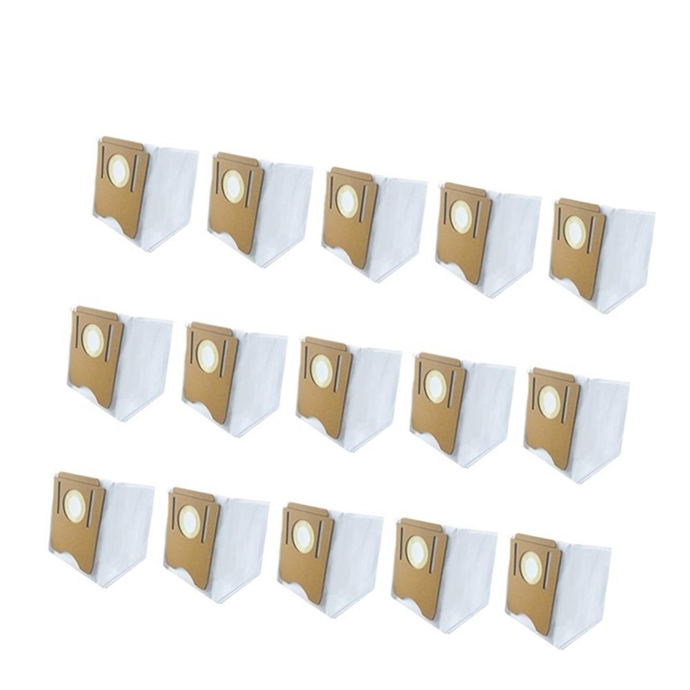 UVTFRUBA Compatible for Midea S8 S8+ Dust Bag Accessories Robot Vacuum Cleaner Dirty Bags Replaceable Spare Parts(15PCS)