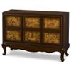 China Furniture and Arts Victorian Queen Anne Style Zen Modern Asian Cabinet with World Map Motif view 4
