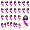 Bememo 25 Pcs Little Jesus Figures Original Design Mini Rubber Jesus Figurine to Hide and Seek Religious Party Favors Sunday Baptism Gifts(Purple) view 1