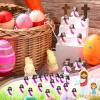 Bememo 25 Pcs Little Jesus Figures Original Design Mini Rubber Jesus Figurine to Hide and Seek Religious Party Favors Sunday Baptism Gifts(Purple) view 3