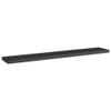 Bookshelf Boards 4 pcs High Gloss Black,Display Shelves,Bathrooms Shelves,Organizer Shelves,Bedroom Shelves,Living Room Shelves,for Office,Living Room,Bedroom,Study,23.6"x3.9"x0.6" Engineered Wood view 3
