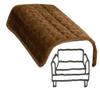 ZEaink Couch Arm Covers, Sofa Arm Covers, Couch Covers, Non-Slip Armrest Covers, Headrest/Backrest Cover, Seat Cover, Slipcovers for Pet Armchair Loveseat Recliner Furniture(Brown,60X60 cm/24X24 in) view 1