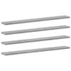 SYXUYP Bookshelf Boards 8 pcs Concrete Gray,Entrance Shelves,Wall Shelves,Organizer Shelves,Display Shelves,Modern Style,for Kitchens,Storage Rooms,Closets,Bathrooms,31.5"x3.9"x0.6" Engineered Wood view 1