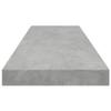 SYXUYP Bookshelf Boards 8 pcs Concrete Gray,Entrance Shelves,Wall Shelves,Organizer Shelves,Display Shelves,Modern Style,for Kitchens,Storage Rooms,Closets,Bathrooms,31.5"x3.9"x0.6" Engineered Wood view 4