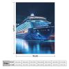Cruise Ship Soft Faux Fur Throw Blanket - Ocean Wave Flannel Lap Blanket for Couch Sofa Or Bed, Nautical Fuzzy Fluffy Plush Blanket, Super Cozy and Comfy for All Seasons 60"x80" view 2