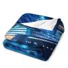 Cruise Ship Soft Faux Fur Throw Blanket - Ocean Wave Flannel Lap Blanket for Couch Sofa Or Bed, Nautical Fuzzy Fluffy Plush Blanket, Super Cozy and Comfy for All Seasons 60"x80" view 3