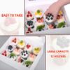 GRANDAN 6PCS Pre-folded White Cupcake Container, Ultra Strong 12 Count with Window Boxes Holding 72 Pastry Box for Birthday Holiday Party Bakery Supplies, Cupcake boxes Set in Seconds (White-6 Pack) view 3