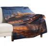Cruise Ship Soft Faux Fur Throw Blanket - Fantasy Ocean Scenery Flannel Lap Blanket for Couch Sofa Or Bed, Passenger Ship Fuzzy Fluffy Plush Blanket, Super Cozy and Comfy for All Seasons 60"x80" view 1