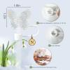 2Pcs Cute Laser Butterfly Straw Covers for Stanley 30&40 Oz Tumbler, Reusable Drinking Straw Caps view 3