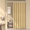 Heavyoff Shower Curtain, Modern Linen Fabric Shower Curtains for Elegant Neutral Bathroom Decor, Luxury Hotel Cloth Shower Curtain Beige, W 118" x L 79" view 2