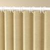 Heavyoff Shower Curtain, Modern Linen Fabric Shower Curtains for Elegant Neutral Bathroom Decor, Luxury Hotel Cloth Shower Curtain Beige, W 118" x L 79" view 3