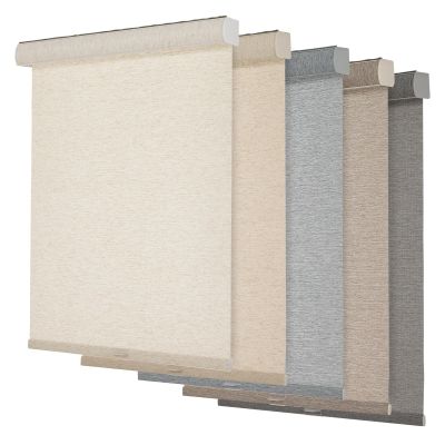 Persilux Light Filtering Roller Shades for Windows,Cordless,Linen Fabric,Roller Blinds,Thermal Insulated Fabric UV Protection Shades for Home,Office,Bedroom,Door,Light Filtering-Cream,40" W X 72" H