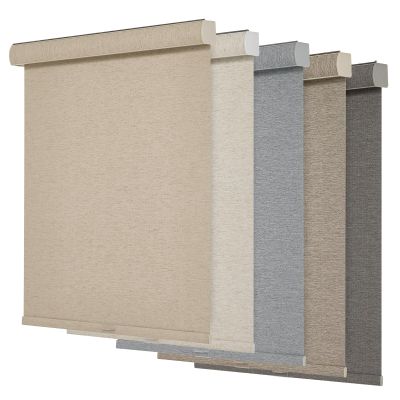 Persilux Blackout Roller Shades for Windows,Cordless,Linen Fabric,Roller Blinds,Thermal Insulated Fabric UV Protection,Window Shades for Home,Office,Bedroom,Door,Blackout-Beige,22.5" W X 84" H