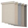 Persilux Blackout Roller Shades for Windows,Cordless,Linen Fabric,Roller Blinds,Thermal Insulated Fabric UV Protection,Window Shades for Home,Office,Bedroom,Door,Blackout-Cream,18" W X 64" H view 1